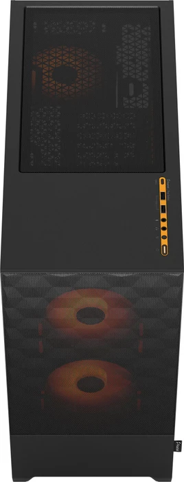 Fractal Design Pop Air RGB Orange Core TG Clear Tint, Glasfenster