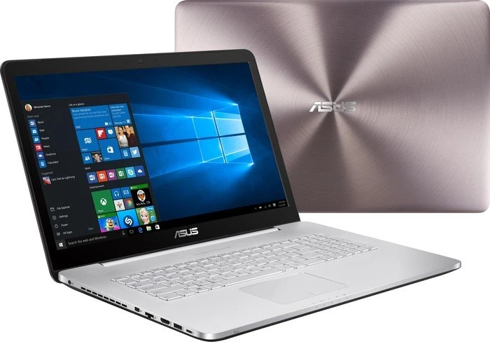 ASUS VivoBook Pro N752VX-GC131T, Warm Grey, Core i7-6700HQ, 8GB RAM, 256GB SSD, 1TB HDD, GeForce GTX 950M, DE