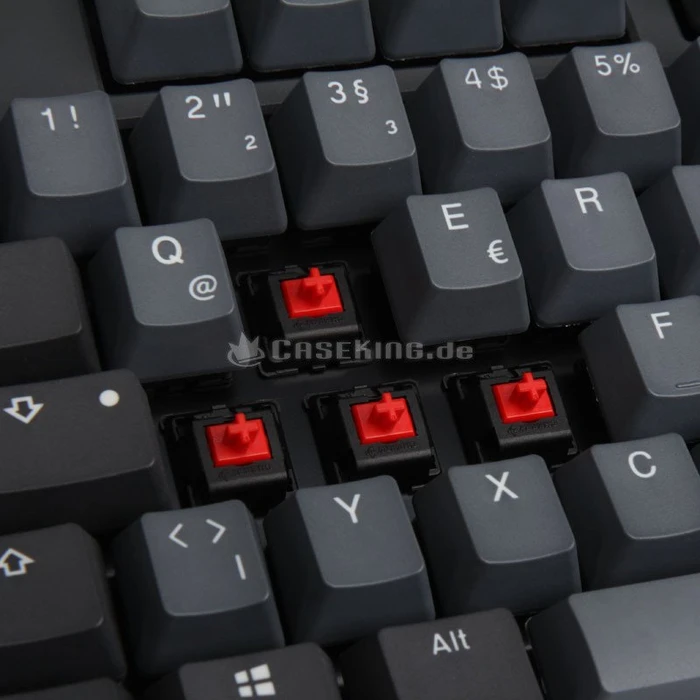 Ducky One 2 TKL Skyline PBT grau, MX RED, USB, DE