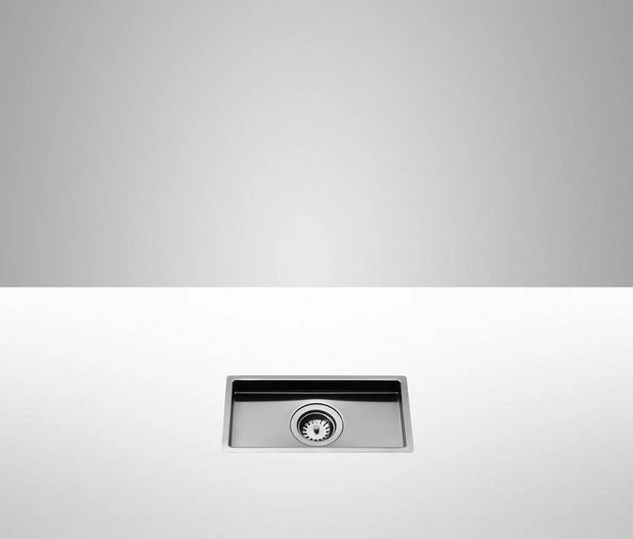 Dornbracht Küchenbecken aus Edelstahl 405x210x40mm Unterbau Becken mittig edelstahl gebürstet