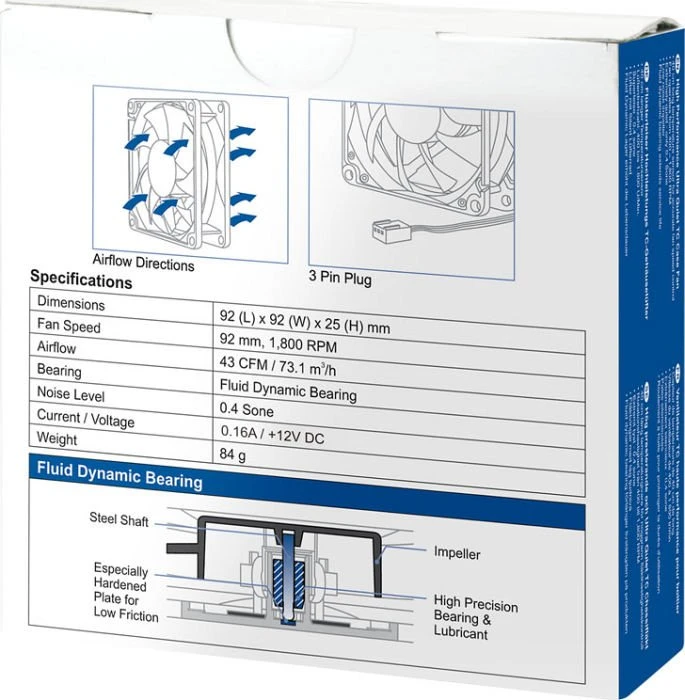 ARCTIC F9, 92mm, 5er-Pack