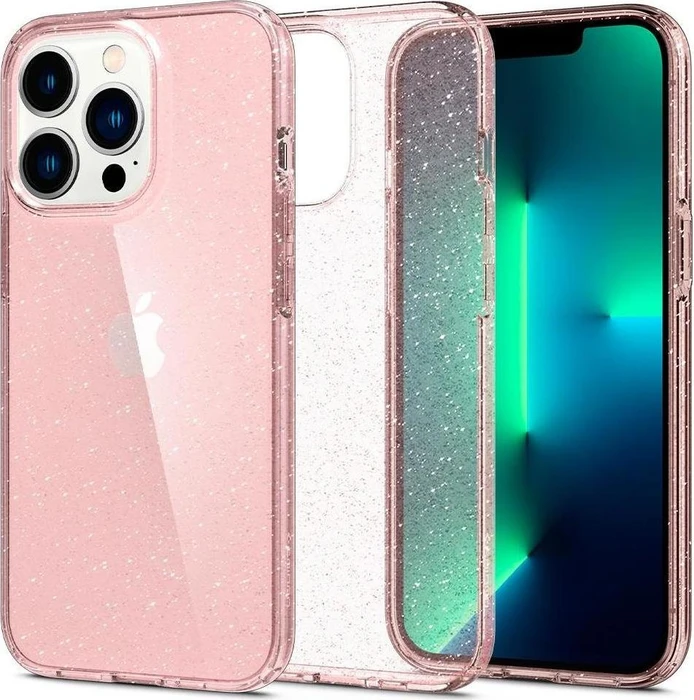 Spigen Liquid Crystal Glitter für Apple iPhone 13 Pro Rose Quartz