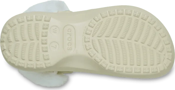 Crocs Classic Platform Fuzz Lined bone (Damen)