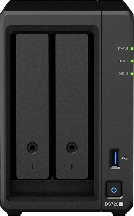 Synology DiskStation DS720+, 6GB RAM, 2x RJ-45 1000Base-T, 2x USB-A 3.0