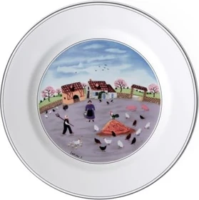 Villeroy & Boch Design Naif Hühnerhof Frühstücksteller 21cm