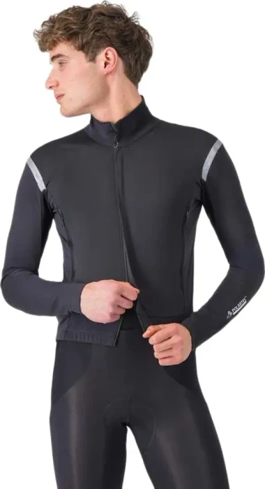 Castelli Perfetto RoS 3 Fahrradjacke light black/silver reflex (Herren)