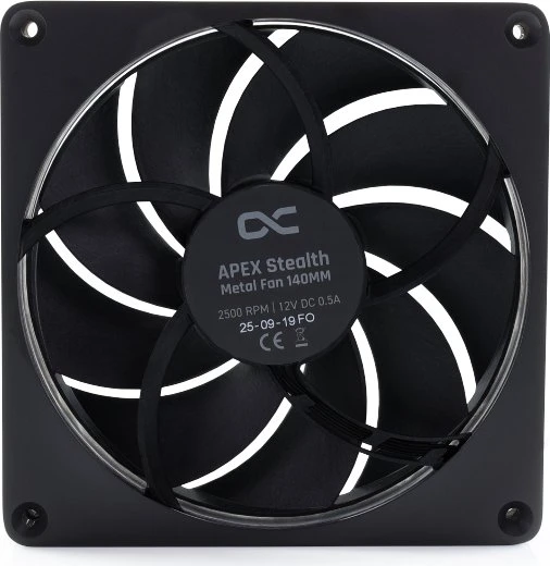 Alphacool Apex Stealth Metall Matt Schwarz 2500rpm, 140mm