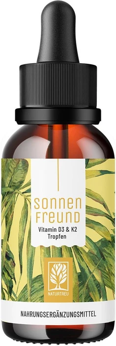Naturtreu Sonnenfreund D3 & K2 Tropfen, 30ml