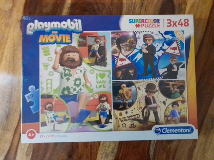 Clementoni Supercolor Playmobil The Movie 3x48