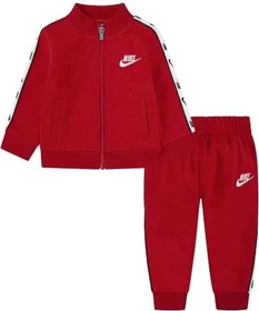 Nike Full Zip Logo Taping Trainingsanzug university red (Junior)