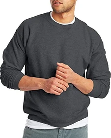Hanes EcoSmart Fleece Sweatshirt charcoal heather