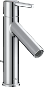 Hansgrohe Axor Starck Einhebel-Waschtischmischer 100 CoolStart mit Hebelgriff und Zugstangen-Ablaufgarnitur polished chrome