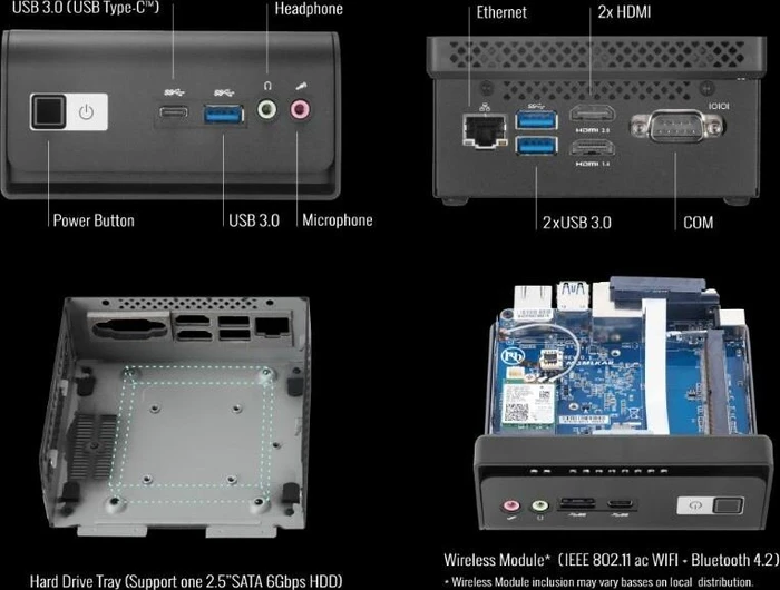 GIGABYTE Brix GB-BLPD-5005R/GB-BLCE-5005R