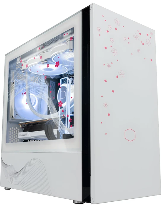 Cooler Master Silencio S400 Sakura Limited Edition, Glasfenster, schallgedämmt