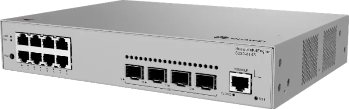 Huawei eKit SME Network eKitEngine S220 Series Desktop Gigabit Managed Switch, 8x RJ-45, 4x SFP