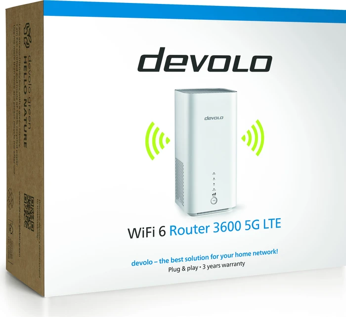devolo WiFi 6 Router 3600 5G LTE, 5G, AX3600