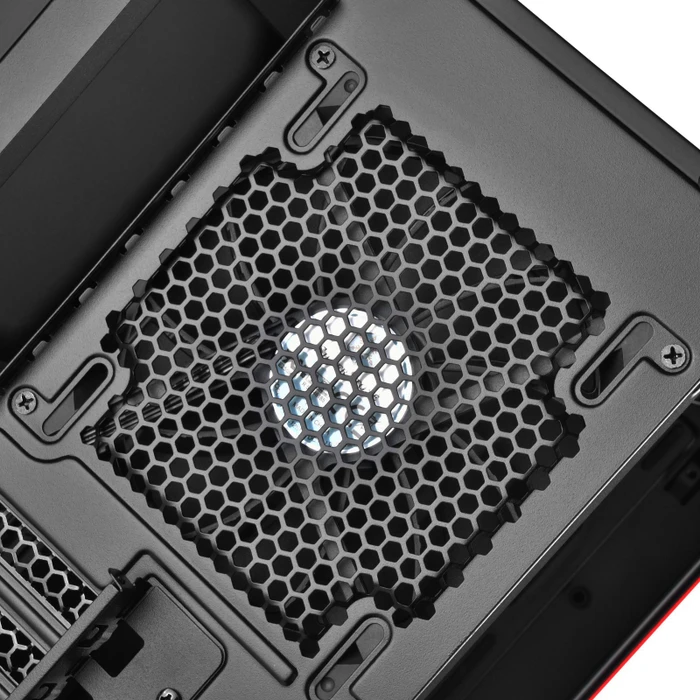SilverStone Redline Series RL07, schwarz, Glasfenster