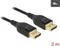 DeLOCK DisplayPort 1.4 Kabel 8K 60Hz schwarz, 3m Vorschaubild
