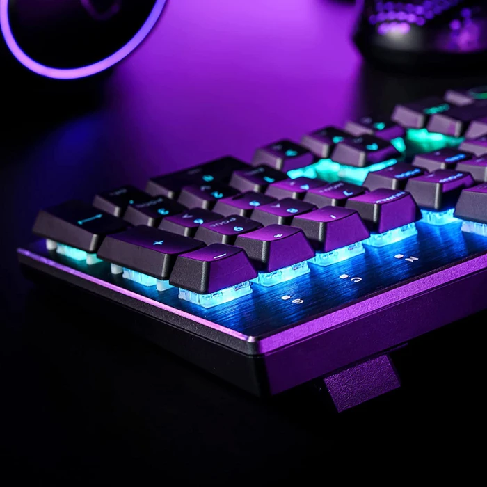 Cooler Master SK653, LEDs RGB, grau/schwarz, TTC LOW PROFILE RGB RED, USB/Bluetooth, ND