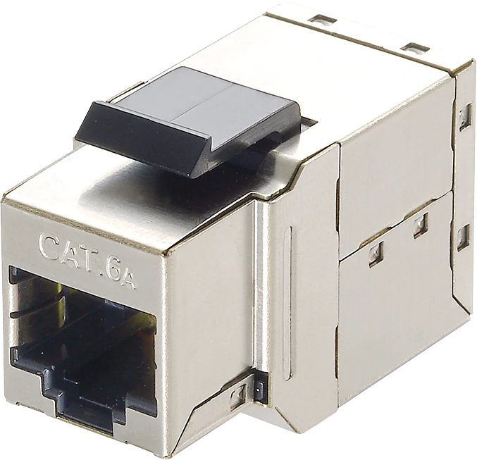 LogiLink Keystone Modul RJ-45 Buchse via RJ-45 Buchse Cat6a