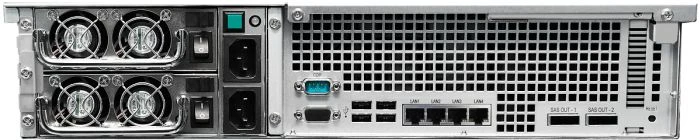 Synology RackStation RS10613xs+, 8GB RAM ECC, 4x RJ-45 1000Base-T, 4x USB 2.0, 2HE