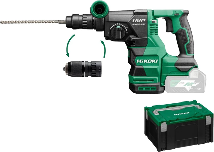 Hikoki DH3628DCW2Z Akku-Bohr-/Meißelhammer solo inkl. Koffer