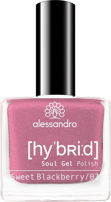 Alessandro Hybrid Soul Gel Nagellack 127 sweet blackberry, 8ml