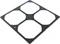 Watercool MO-RA IV 400 Fan Frame, Lüfterrahmen für 200mm Lüfter, schwarz Vorschaubild