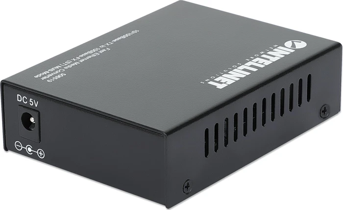 Intellinet 10/100Base-TX auf 100Base-FX Media Converter, RJ-45, ST-Duplex MM, 2km