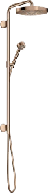 Hansgrohe Axor One Showerpipe 280 1jet Unterputz polished red gold