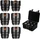 7artisans Hope 10/16/25/35/50/85mm T2.1 S35 Cine 6 Lens Set Schwarz für Micro-Four-Thirds (10-85T21M43B)