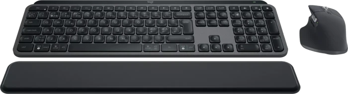 Logitech MX Keys S Combo Graphite, schwarz, Logi Bolt, USB/Bluetooth, ND
