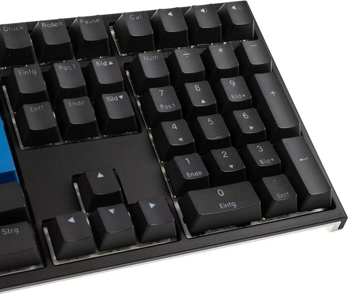 Ducky One 2 Backlit PBT, LEDs RGB, schwarz, MX RGB NATURE WHITE, USB, DE