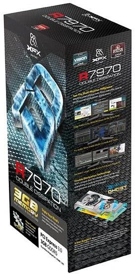 XFX Radeon HD 7970 DD, 3GB GDDR5, 2x DVI, HDMI, 2x mDP