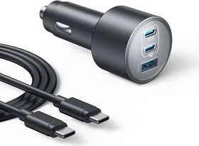 Anker Nano Car Charger (167.5W, 3 Ports) schwarz