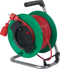 as-Schwabe Sicherheits-Gerätetrommel, Gerätetrommel, Schuko auf 1x Schuko, 25m, IP20, H05VV-F 3G1,5