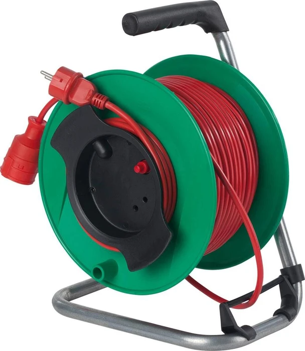 as-Schwabe Sicherheits-Gerätetrommel, Gerätetrommel, Schuko auf 1x Schuko, 25m, IP20, H05VV-F 3G1,5