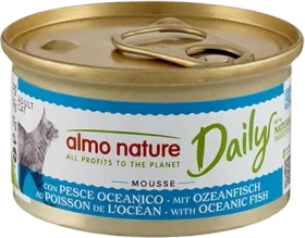 almo nature Daily Cats, Mousse mit Ozeanfisch, 510g (6x 85g)