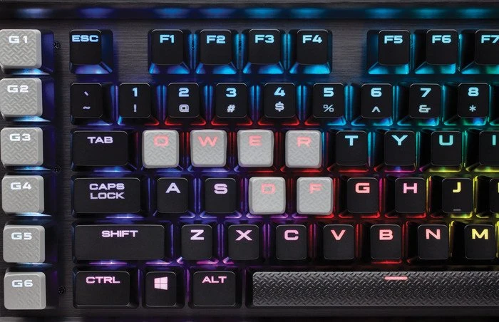 Corsair Gaming K95 RGB Platinum, MX SPEED RGB Silver, USB, IT