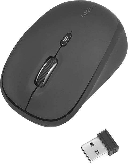 LogiLink Ergonomische Funk-Maus, USB
