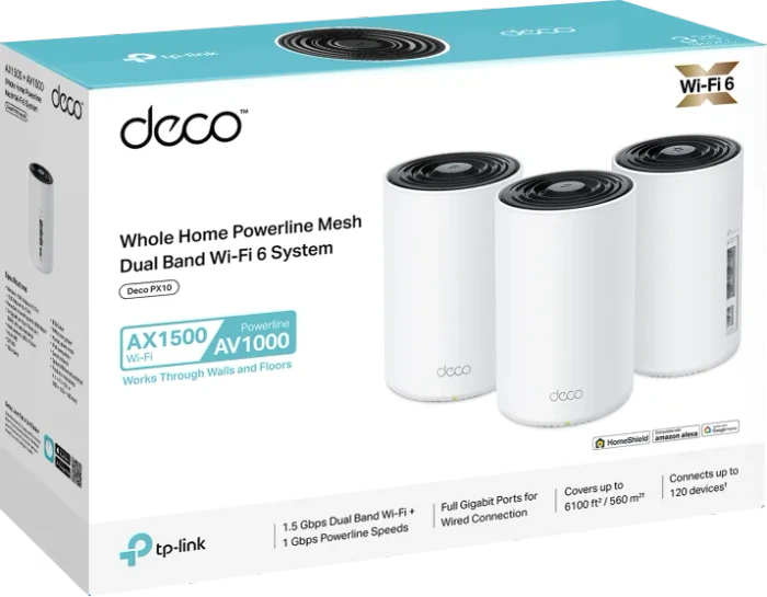 TP-Link Deco PX10, AX1500, 3er-Pack