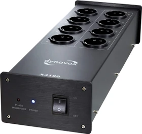 Dynavox HiFi-Steckdosenleiste X4100, 8-fach, schwarz