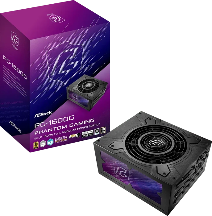ASRock Phantom Gaming PG-1600G 1600W, ATX 3.1