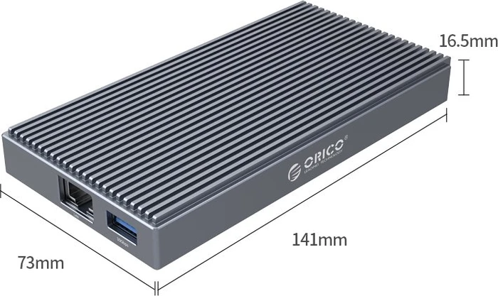 Orico Multifunctional Docking Station With SSD Enclosure, USB-C 3.1 [Buchse]