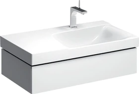 Geberit Xeno² Unterschrank für Waschtisch 88x22x46.2cm, 1 Schublade, Ablagefläche links, weiß