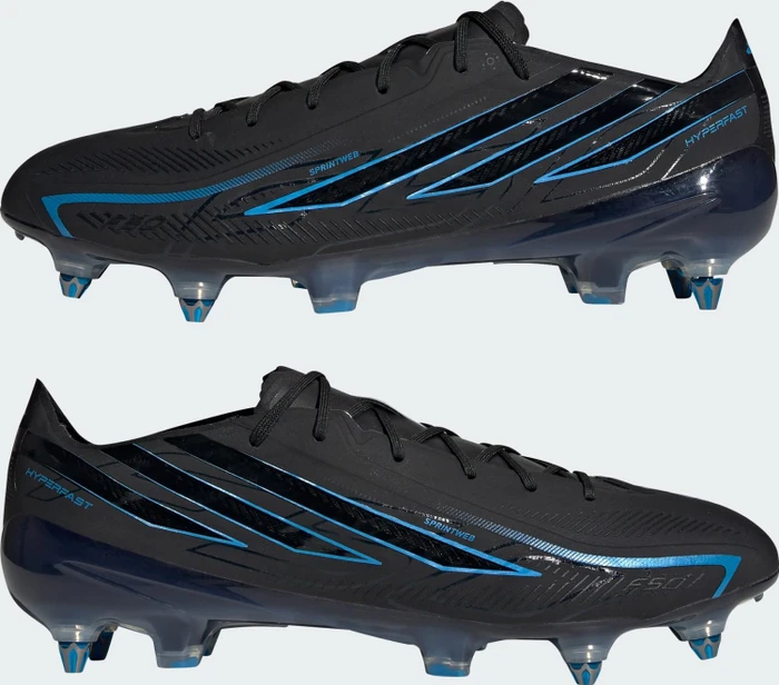 adidas F50 Hyperfast Elite SG core black/lucid ray blue