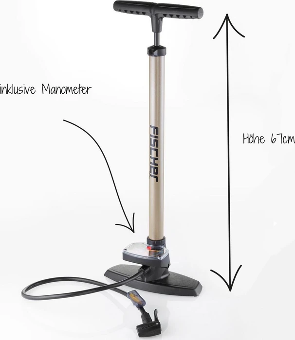 Fischer Manometer Standpumpe