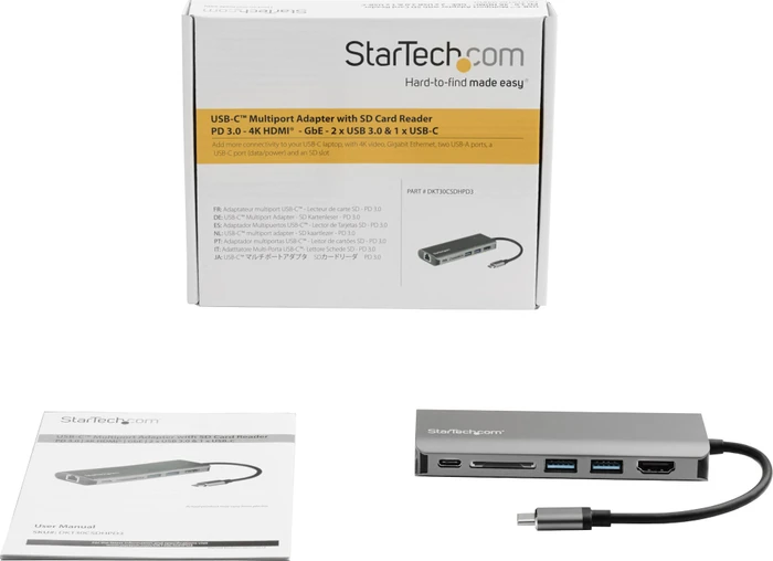StarTech USB-C Multiport-Adapter mit HDMI, USB-C 3.0 [Stecker]