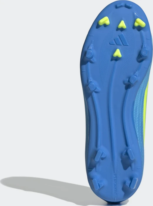 adidas F50 League Laceless FG/MG lucid ray blue/team solar yellow 2/lucid aquamarine (Junior)