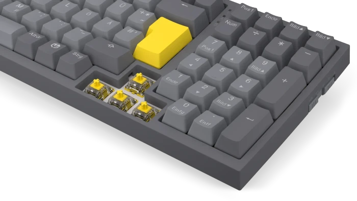 Endorfy Celeris 1800, grau, Endorfy YELLOW, USB/Bluetooth, CZ